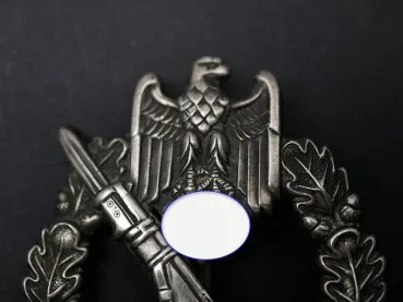 ISA Infantry Assault Badge in Silver, Jeweler Made in 800 Silver