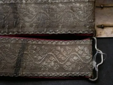 3rd Dragoon Guard of the Prince of Wales - Belt Buckle + Brocade Sash + Bandolier