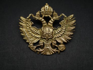 Preview: Austria - Brooch in the shape of the Austrian double eagle, 585 gold