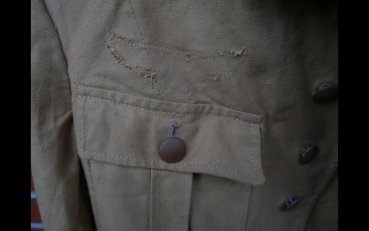 Preview: Luftwaffe Afrika Korps tropical field blouse with chamber stamp