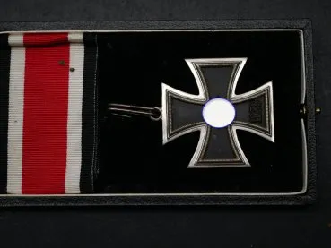 RK Knight's Cross of the Iron Cross 1939-1945 on a ribbon in a case