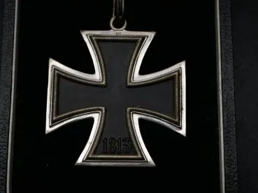 RK Knight's Cross of the Iron Cross 1939-1945 on a ribbon in a case