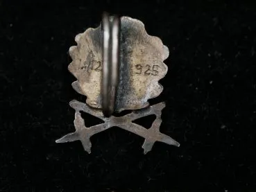 Oak leaves with swords to the Knight's Cross of the Iron Cross on a ribbon in an LDO case