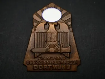 Badge - HJ Oberbann-Aufmarsch Dortmund 1934