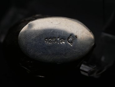 Paar figürliche Salz- und Pfefferstreuer - Vögel - 925er Silber vom Hersteller Schleißner Hanau