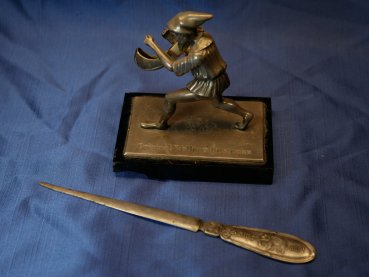 Preview: Werbung / Tischdekoration - AWS - Sächsische Metallwarenfabrik Aug. Wellner Söhne A.G. Aue in Sa.