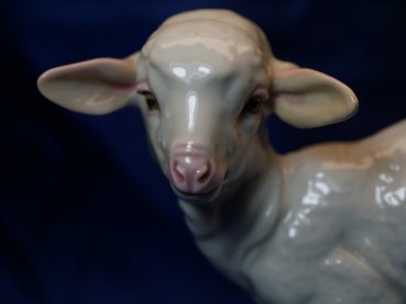 Preview: Allach - Stehendes Lamm, farbig - Entwurf Prof. Th. Kärner Nr. 107