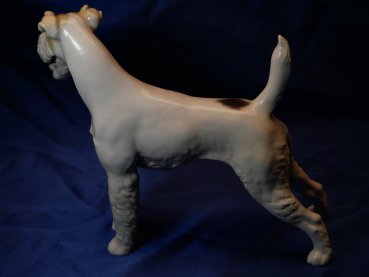Allach Porcelain Manufactory - Foxl standing, colored - Design by Prof. Th. Kärner No. 19