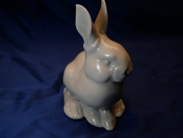 Preview: Porzellanmanufaktur Allach - Hase, sitzend - Entwurf Prof. Th. Kärner Nr. 61