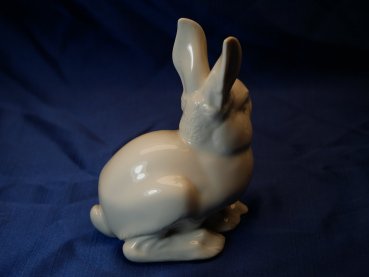 Preview: Porzellanmanufaktur Allach - Hase, sitzend - Entwurf Prof. Th. Kärner Nr. 61