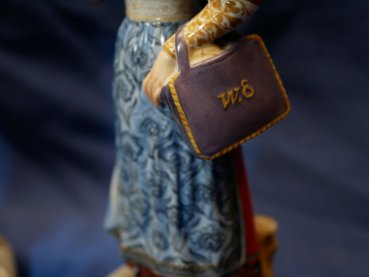 Porzellanmanufaktur Allach -  Bückeburger Bauernpaar - Entwurf Richard Förster, Nr. 45 + 46