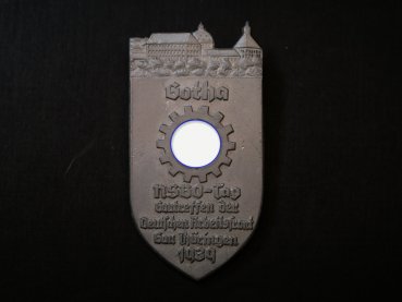 Preview: Abzeichen - Gotha NSBO Gautreffen der Deutschen Arbeitsfront Gau Thüringen 1939