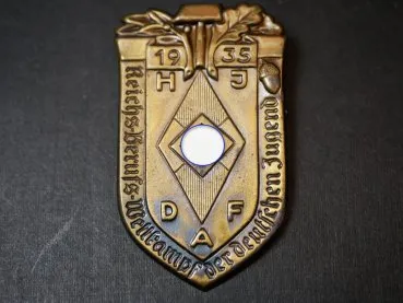 Abzeichen - HJ / DAF Reichs-Berufs-Wettkampf der deutschen Jugend 1935