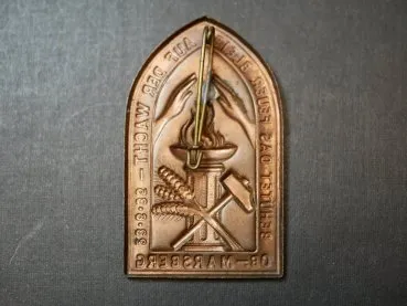 Badge - Guard the fire, stay on guard, Obermarsberg 1935