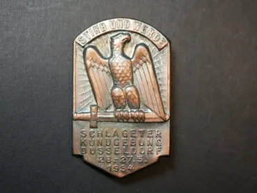 Abzeichen - Schlageter Kundgebung Düsseldorf 1934