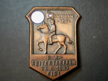 Preview: Abzeichen - SA Reitertreffen Standarte 187 Kiel 1933