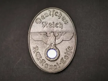 Badge - German Empire - Kaiser Wilhelm Canal Pilot