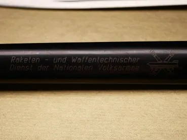 Gift dagger / farewell gift - NVA officer dagger with engraved scabbard "Thanks and Recognition 1990" in box