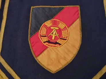 Rare timpani covering for a music corps of the Volksmarine