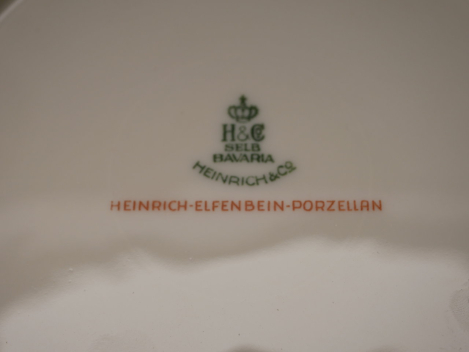 Preview: Teller "Deutsche Zeppelin Reederei" von Heinrich-Elfenbein-Porzellan