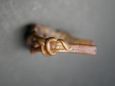 Preview: Originaler Totenkopfring Husarenring im Fundzustand / Hortfund / Rohling