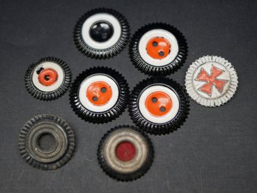 Preview: Lot von 8 Kokarden - Preußen Lübeck