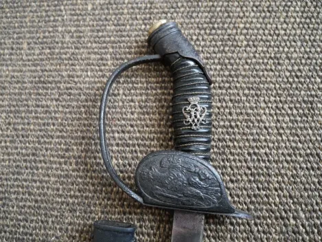 Preussischer IOD Infanterie Offiziersdegen + Einheitssäbel - Hersteller Eickhorn Solingen