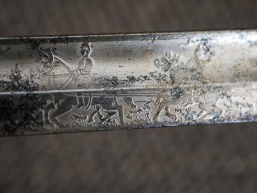 Preussischer IOD Infanterie Offiziersdegen + Einheitssäbel - unberührter Dachbodenfund