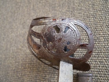 Unberührter Preußischer KD Kavalleriedegen - Eickhorn Solingen