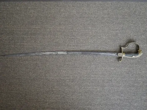 Artillery saber - manufacturer Clemen & Jung Solingen - untouched attic find