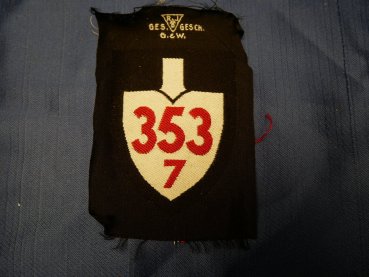 Reich Labor Service RAD Sleeve Badge Sleeve Spade 353 / 7 Lower Austria - unworn BeVo piece