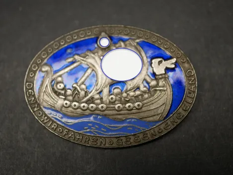 Abzeichen - Wikinger SS Brosche - Wir fahren gegen Engelland -