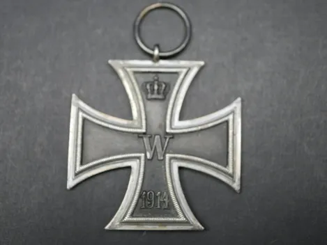 EK2 Eisernes Kreuz 2. Klasse 1914 - R gestempelt - E. Rosenthal & Sohn oder Alfred Rösner Dresden möglich
