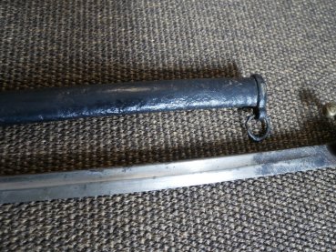 Two WWII sabers - officer's saber + enlisted man's saber as spare parts or for hobbyists