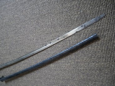 Two WWII sabers - officer's saber + enlisted man's saber as spare parts or for hobbyists