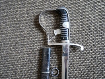 Two WWII sabers - officer's saber + enlisted man's saber as spare parts or for hobbyists