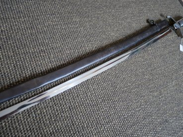 Two WWII sabers - officer's saber + enlisted man's saber as spare parts or for hobbyists