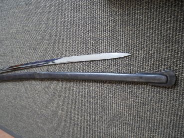 Two WWII sabers - officer's saber + enlisted man's saber as spare parts or for hobbyists