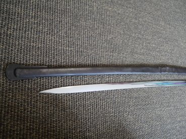 Two WWII sabers - officer's saber + enlisted man's saber as spare parts or for hobbyists