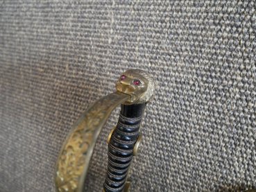 Two lion-head officer's sabers, WWII.