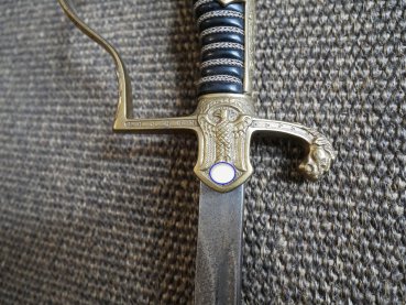 Two lion-head officer's sabers, WWII.