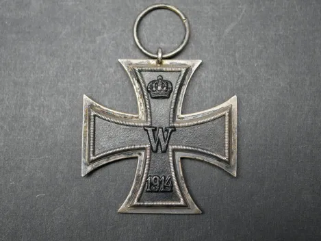 EK2 Iron Cross 2nd Class 1914 - B stamped - possibly manufacturer Bury & Leonhard, Hanau