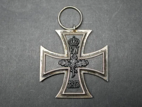 EK2 Iron Cross 2nd Class 1914 - B stamped - possibly manufacturer Bury & Leonhard, Hanau
