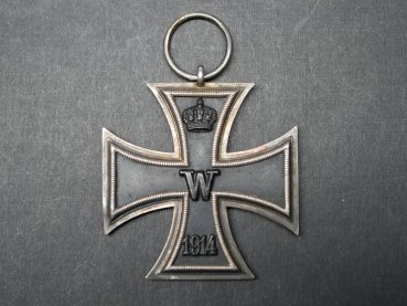 EK2 Eisernes Kreuz 2. Klasse 1914 - könnte N gestempelt sein, schwer lesbar - C.E. Neuhaus & Söhne, Berlin