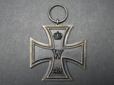 EK2 Eisernes Kreuz 2. Klasse 1914 - S gestempelt -  Heinrich Schneider, Leipzig, auch Schaper oder Scharfenberg möglich