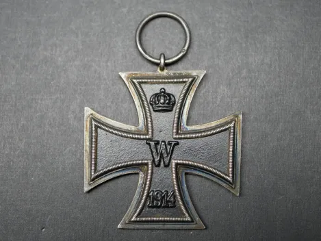 EK2 Eisernes Kreuz 2. Klasse 1914 - S gestempelt -  Heinrich Schneider, Leipzig, auch Schaper oder Scharfenberg möglich