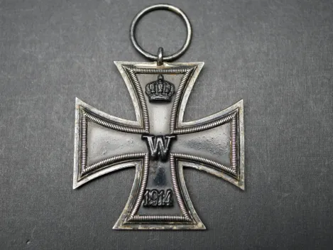 EK2 Eisernes Kreuz 2. Klasse 1914 - G gestempelt -  G – J. Godet & Sohn Berlin oder Glaser & Sohn Dresden möglich