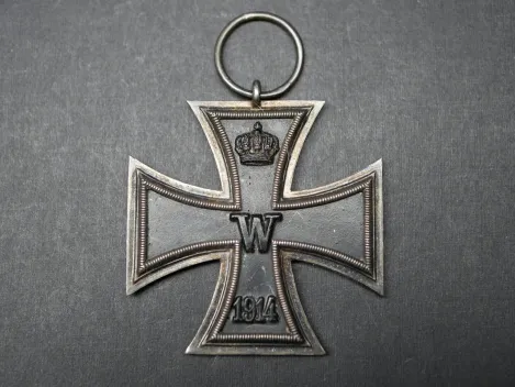 EK2 Iron Cross 2nd Class 1914 - G stamped - G – J. Godet & Sohn Berlin or Glaser & Sohn Dresden possible