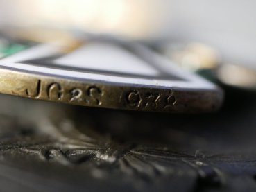 Medal bar 1st + 2nd World War - Iron Cross 2nd Class 1914 + Royal House Order of Hohenzollern, Knight's Cross with Swords + War Participant's Cross + 25 Faithful Services +++