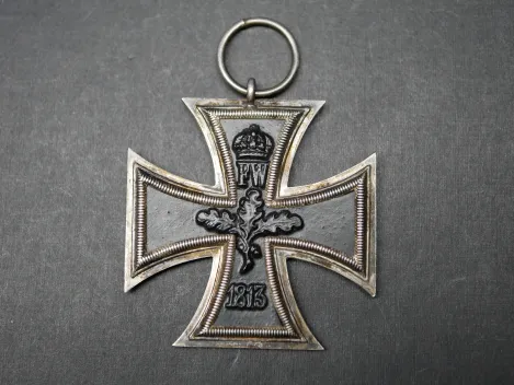 EK2 Iron Cross 2nd Class 1914 - A stamped - is attributed to the manufacturer F. A. Assmann